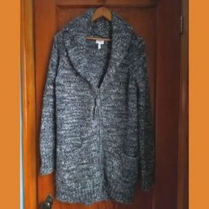 Warm, unisex M, zip jacket/sweater vintage, alpaca wool, Wilfred Free grey